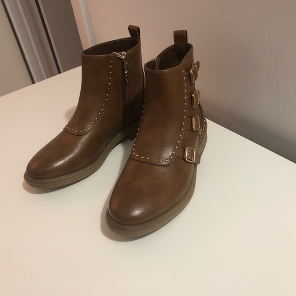 Brown ankle boots, size 36 - Picture 1 of 9